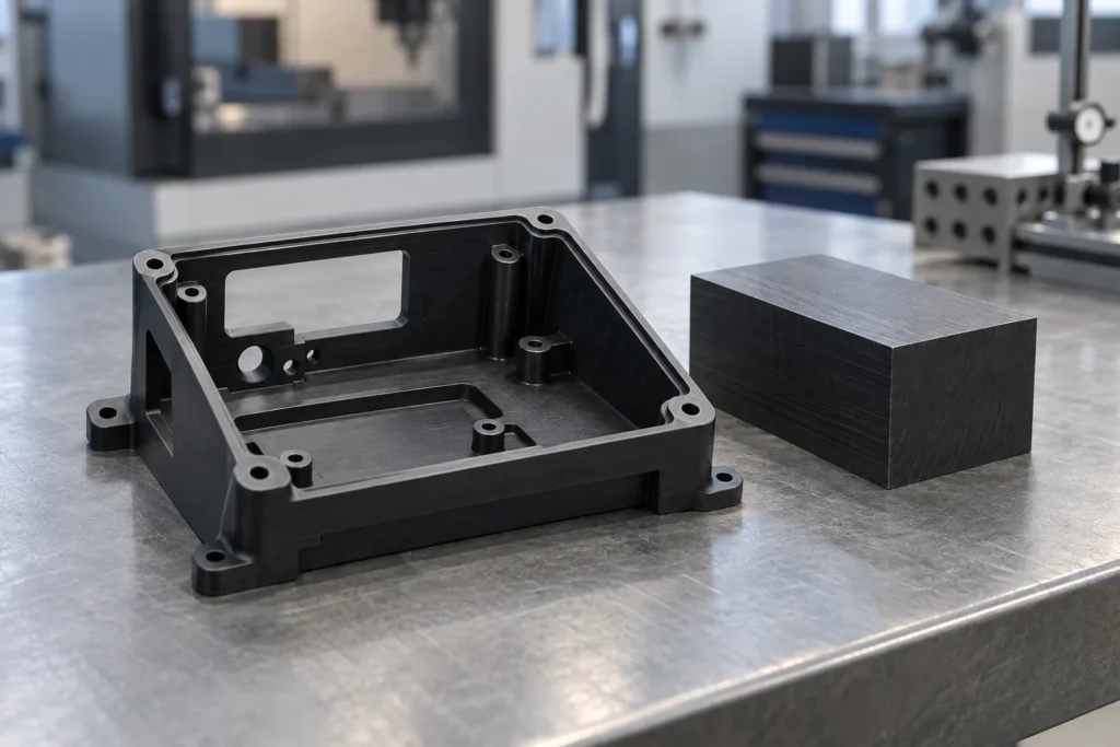 Abs machined prototype enclosure