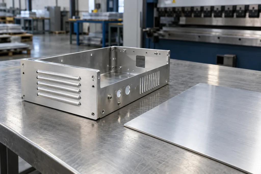 Aluminum 5052 formed enclosure