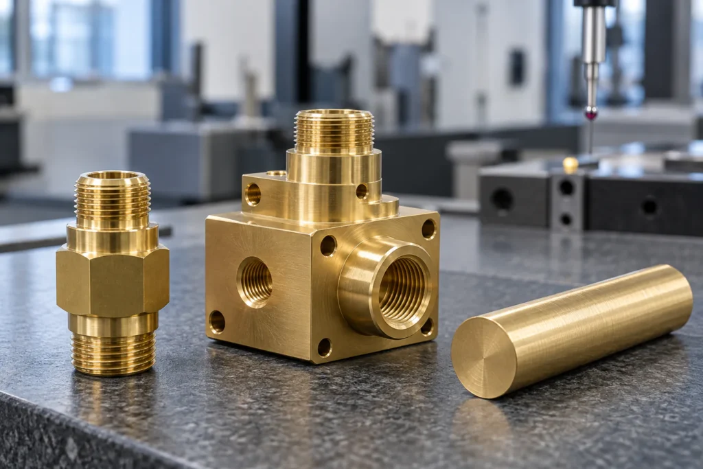 Brass h59 machined fitting