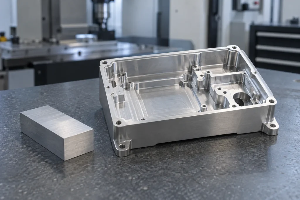Cnc machined aluminum 6061 housing